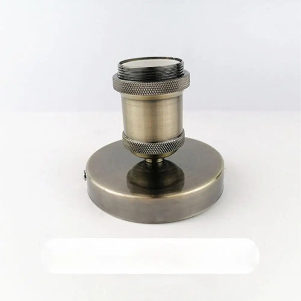 New Polished Metal Lamp Bases Vintage Retro E27 Lamp Holder Light Socket Lamp Holder Lamp Bulb Socket Peaceful Pleasures Health and Wellness bronze ceramic