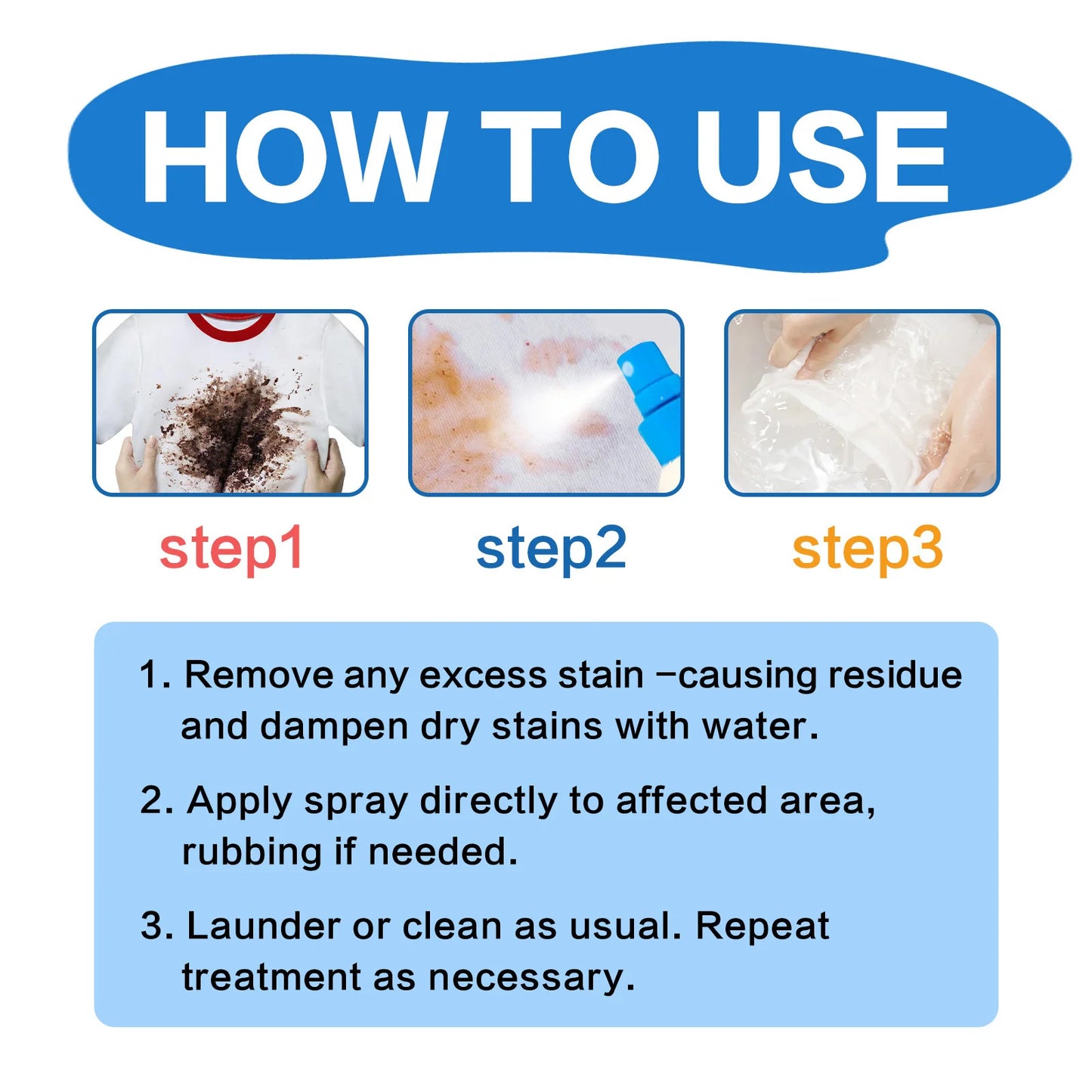 120ml Household Stain Remover Removes Oil Eco-Friendly Stain Remover for Fabric Upholstery & Car Seats Bottle Random Peaceful Pleasures Health and Wellness