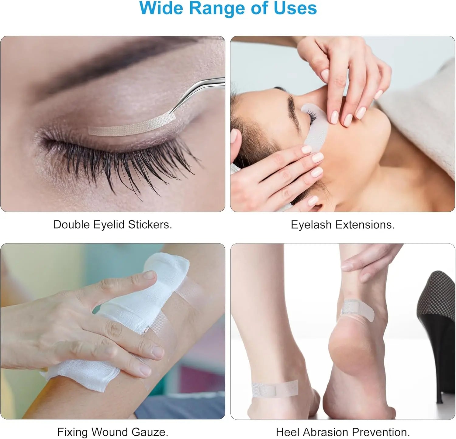 1-3-5Pcs Invisible Anti-wear Tape Bandage Plaster Foot Heel Sticker Tape Self-Adhesive Waterproof Patch bandaid Peaceful Pleasures Health and Wellness