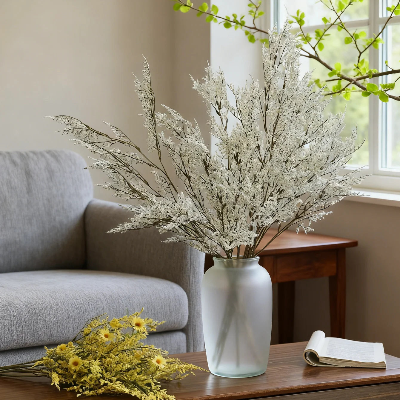 Artificial Silk Flower Branch | Wedding Bouquet & Home Decor