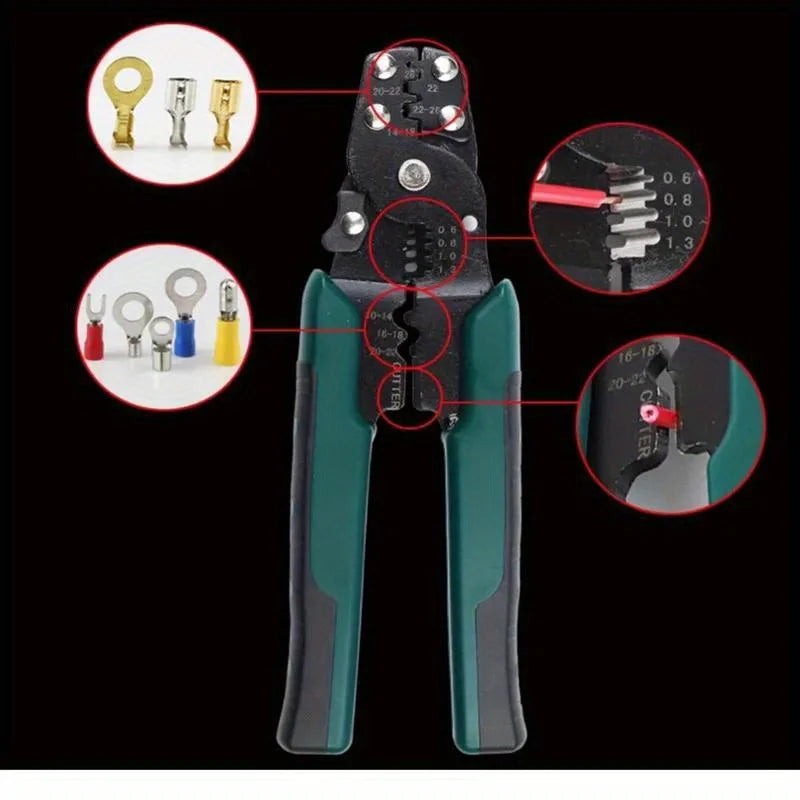 320pc 4-in-1 Crimping Pliers Kit | OT/UT Brass Terminals Peaceful Pleasures Health and Wellness