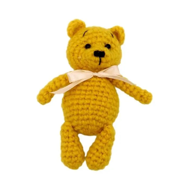 Crochet Bear Newborn Photography Prop | Baby Shower Gift Doll