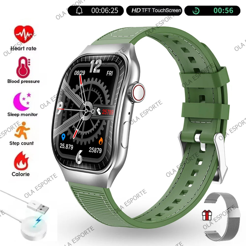 Ola Esporte HW12 Smartwatch 2.01" HD Bluetooth Call Fitness Tracker