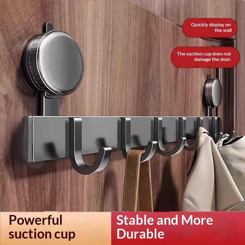 New Removable No Drill Coat Hanger Vacuum Suction Cup Hangers Bathroom Bedroom Kitchen Multi-Purpose Suction Cup Coat Hook Peaceful Pleasures Health and Wellness