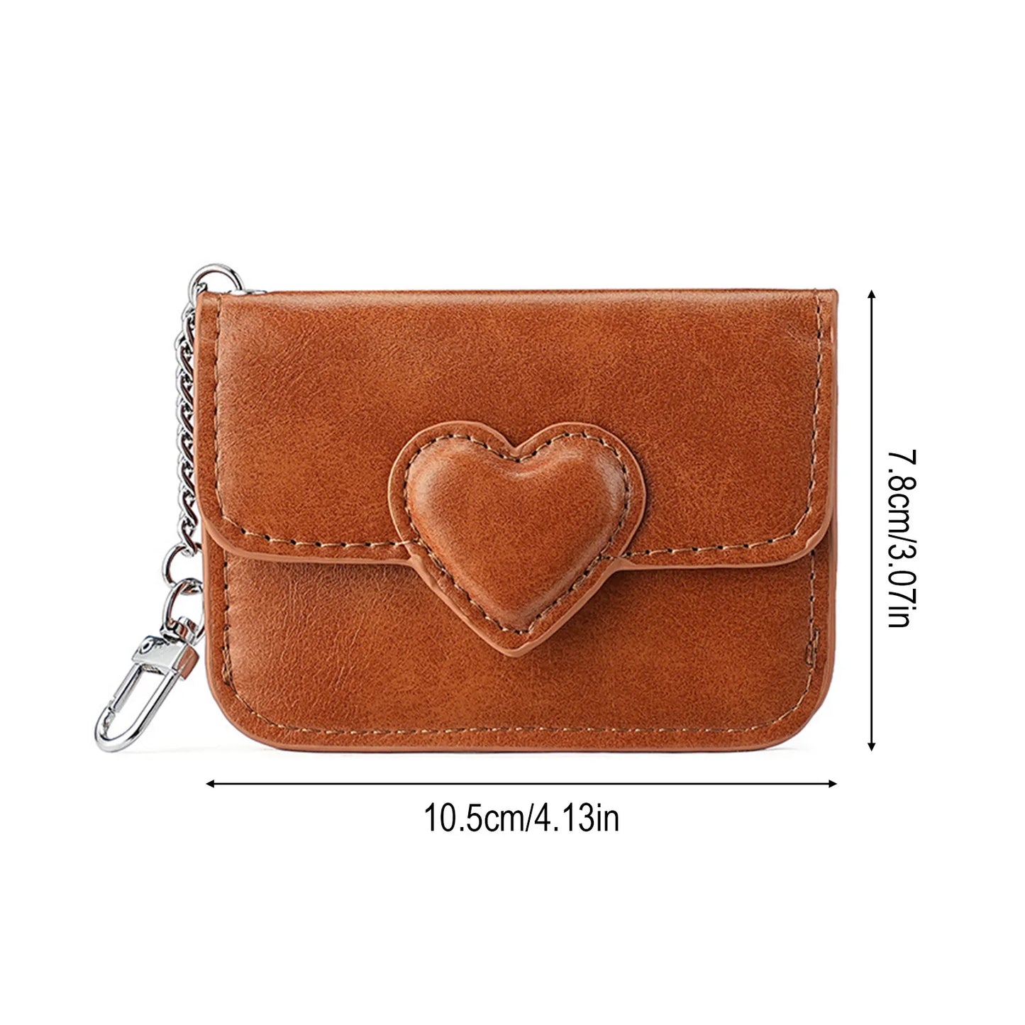 Women's Chain Wallet With Multiple Card Slots And Zippered Coin Pocket For Lightweight ID Cash Organizer Peaceful Pleasures Health and Wellness