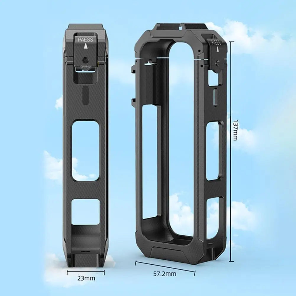 Insta360 X5 Protective Frame Cage with Cold Shoe Mount | PC