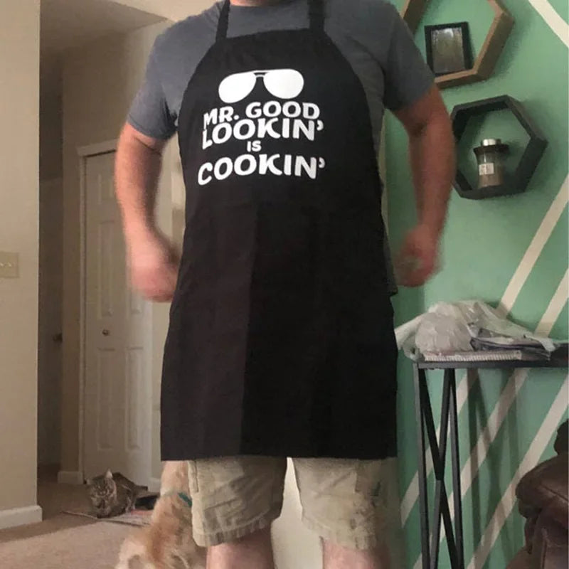 Funny BBQ Apron for Men – Gift for Dad, Husband & Chef