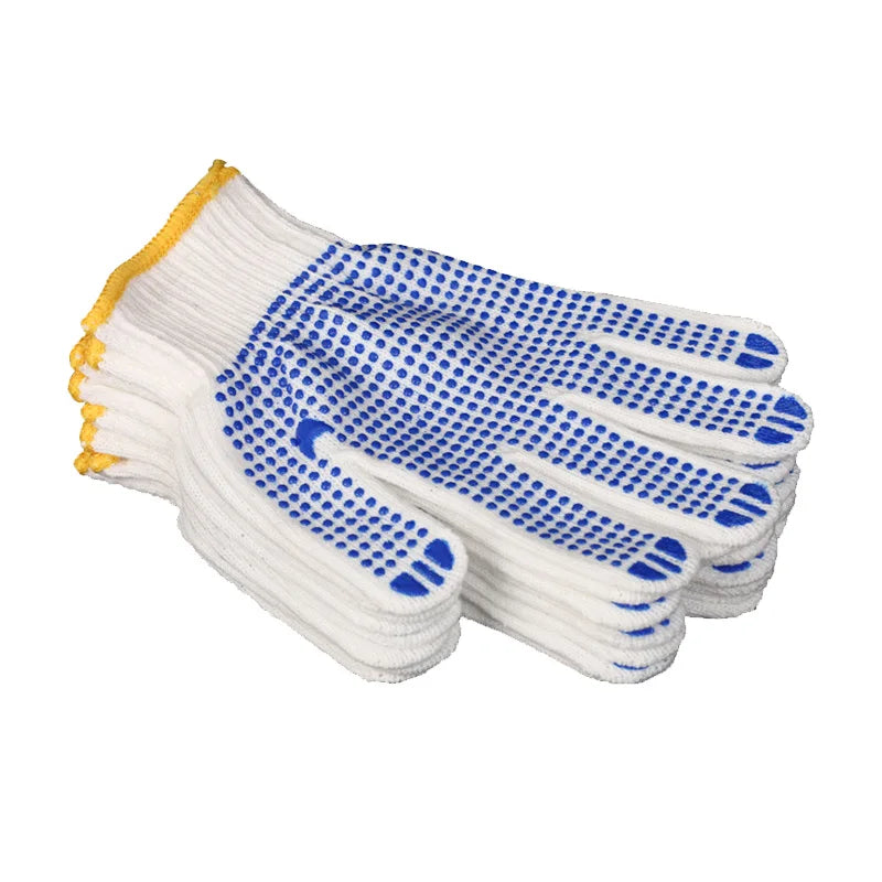 Non-Slip Rubber Dot Gloves Safety Protection Work Glove Home Gardening Mechanics Painter Essential Gloves Peaceful Pleasures Health and Wellness