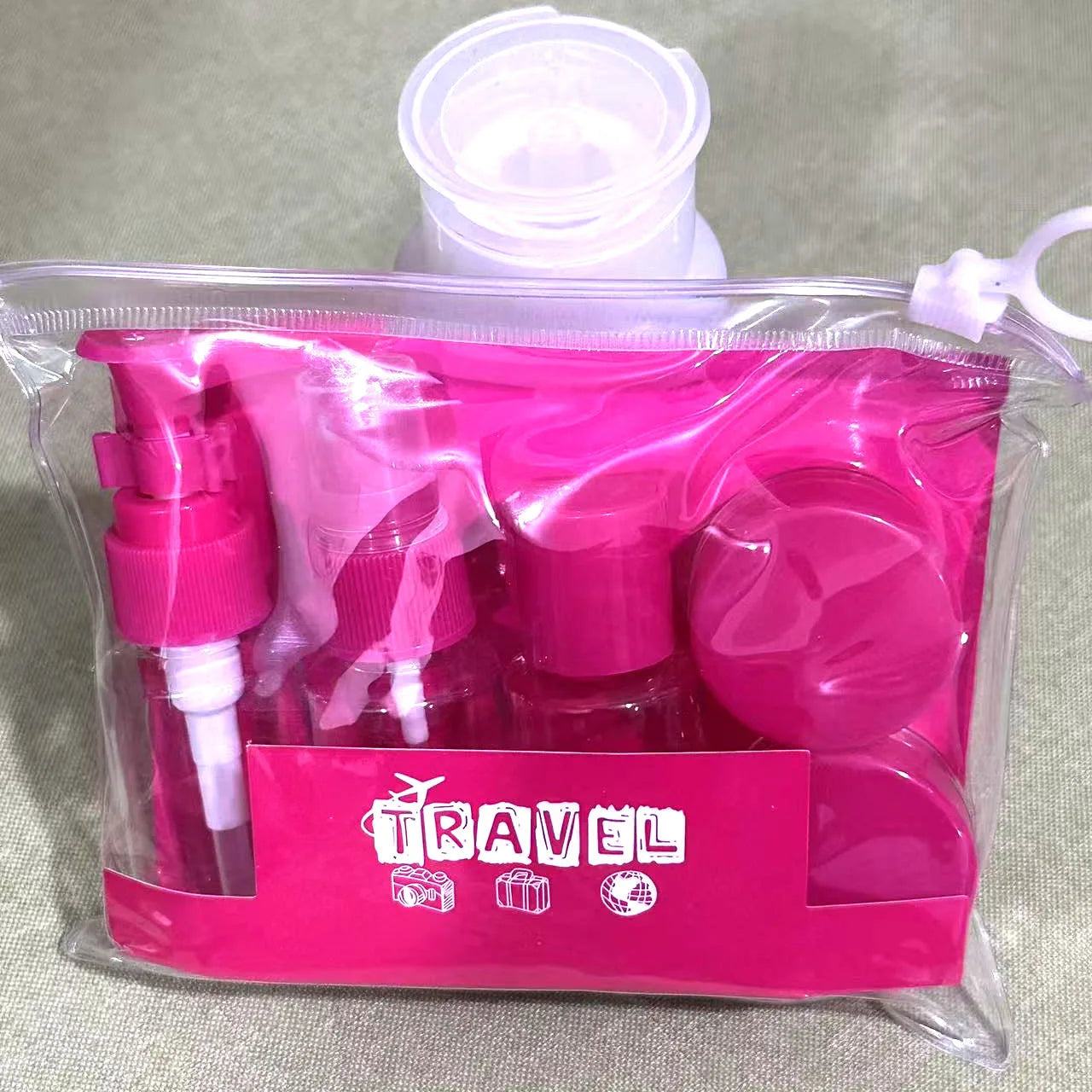 6-Piece Leak-Proof Refillable Travel Bottles for Toiletries