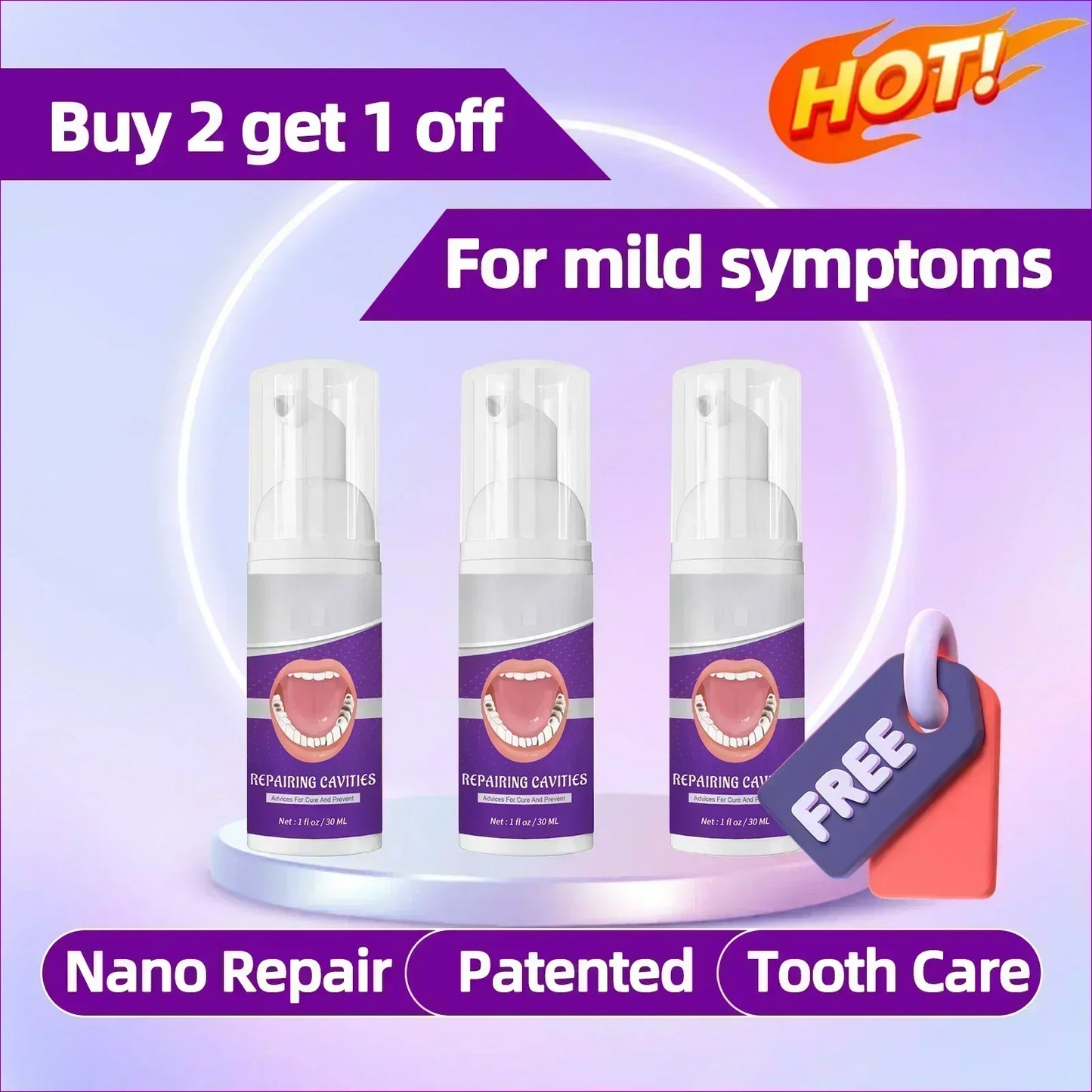 Cavity Defense Toothpaste – Whitens, Cleans & Freshens Breath
