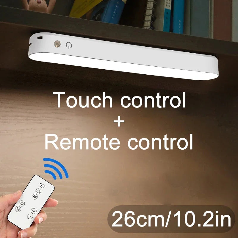 Magnetic LED Night Light Desk Lamp USB Rechargeable Dimming Table Lamp Computer Study Office Reading Stand Light for Bedroom Peaceful Pleasures Health and Wellness 26cm Remote Control