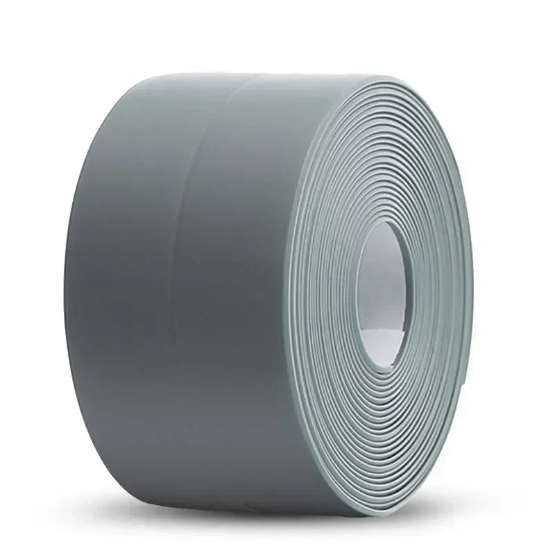 Waterproof Self-Adhesive Caulk Strip – Kitchen & Bathroom Seal Waterproof Caulk Strip Peaceful Pleasures Health and Wellness grey 3.2Mx2.2M