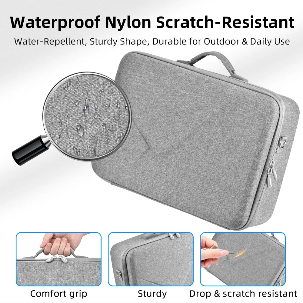 One-Piece Design For DJI Avata 360 Large Capacity Storage Bag Heavy-Duty Shockproof Protective Carry Case Peaceful Pleasures Health and Wellness