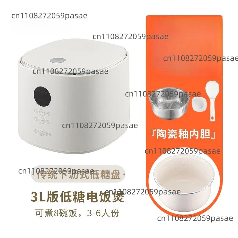 Mini Electric Rice Cooker 2L/3L – Smart Multifunctional Cooker