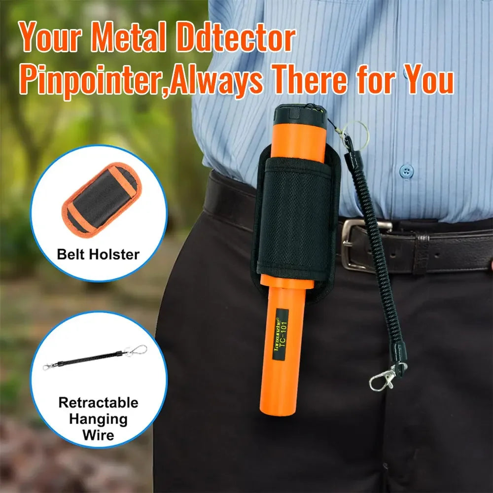 Handheld Metal Positioning Rod Underground Metal Detector TC-101 Handheld 360° High Sensitivity Gold Diggers Detector Rod Peaceful Pleasures Health and Wellness