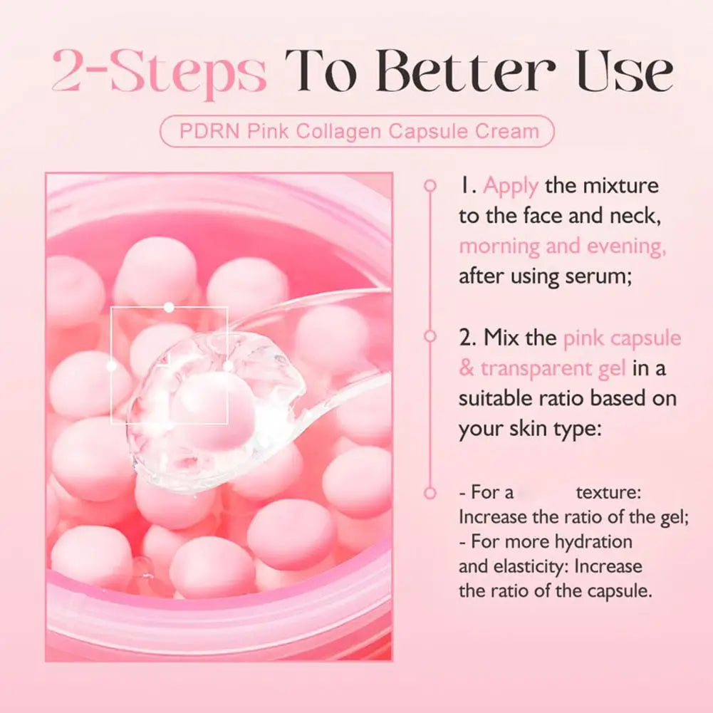 PDRN Pink Collagen Capsule Cream – 5% Niacinamide Face Moisturizer