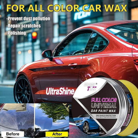 Universal Car Polish & Wax Kit – Anti-Scratch Shine Protection Car Polish Wax Kit Oasis Select 1pc200g with sponge