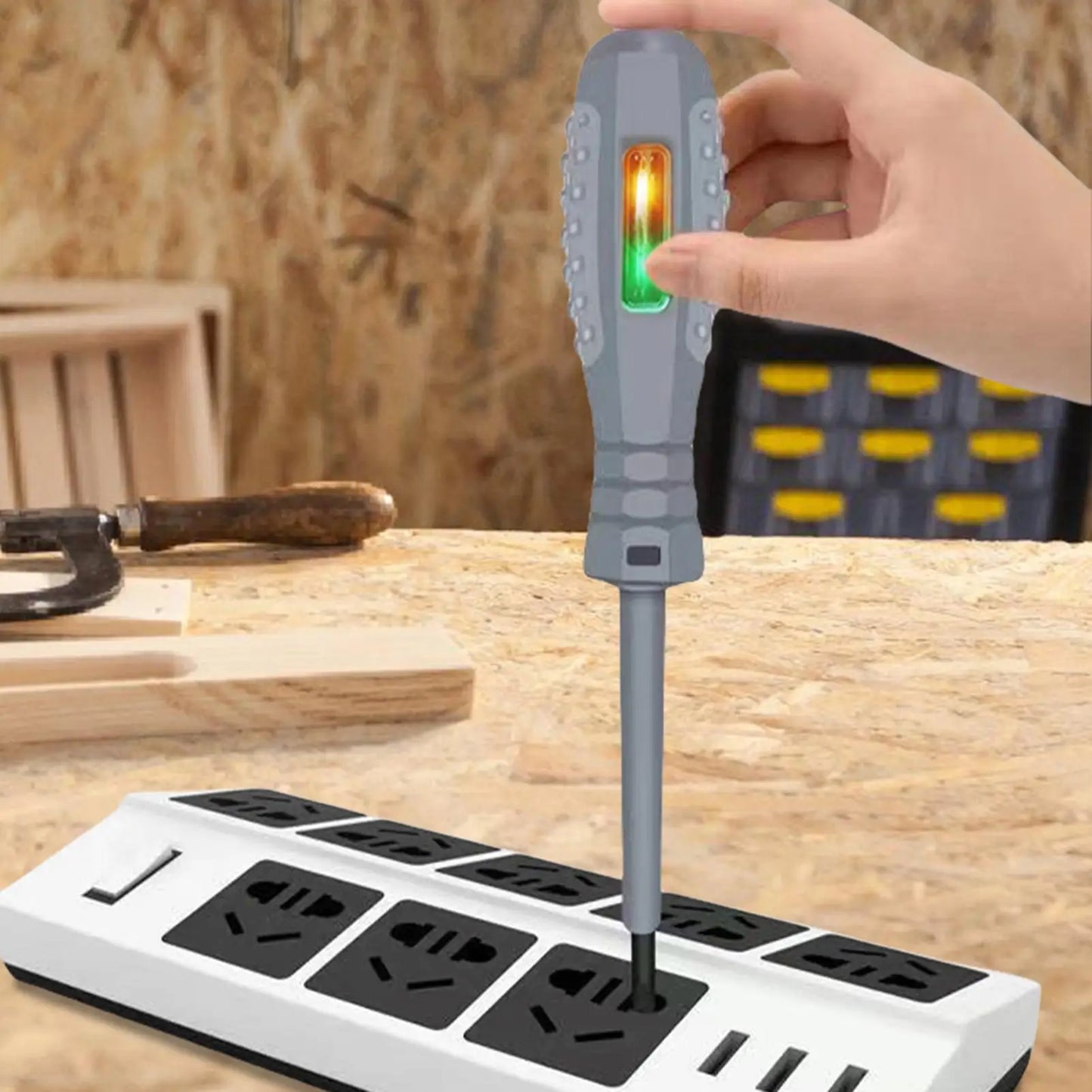 2-in-1 Voltage Tester Screwdriver | Non-Contact AC Test Pen