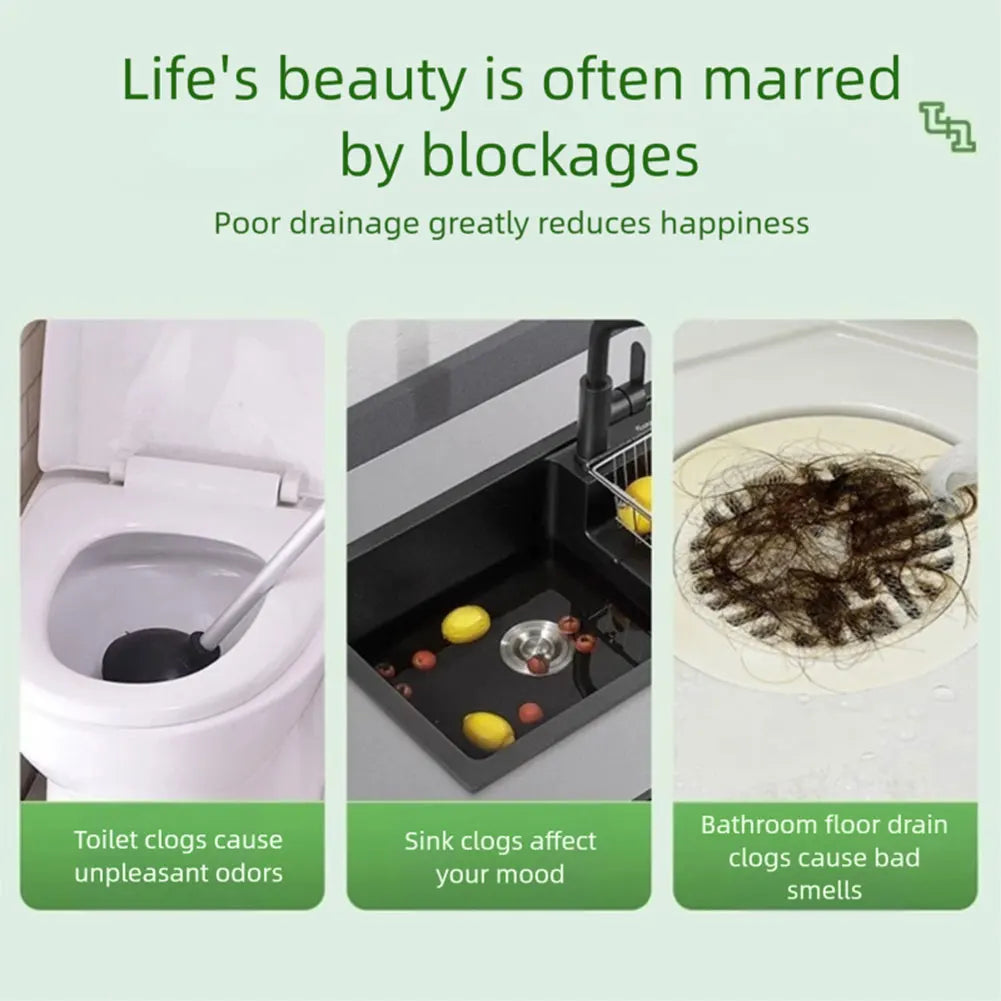 Powerful Kitchen Pipe Dredging Powder Dredge Deodorant Toilet Sink Drain Cleaner Sewer Household Cleaning Tools For Sink/Toilet Peaceful Pleasures Health and Wellness