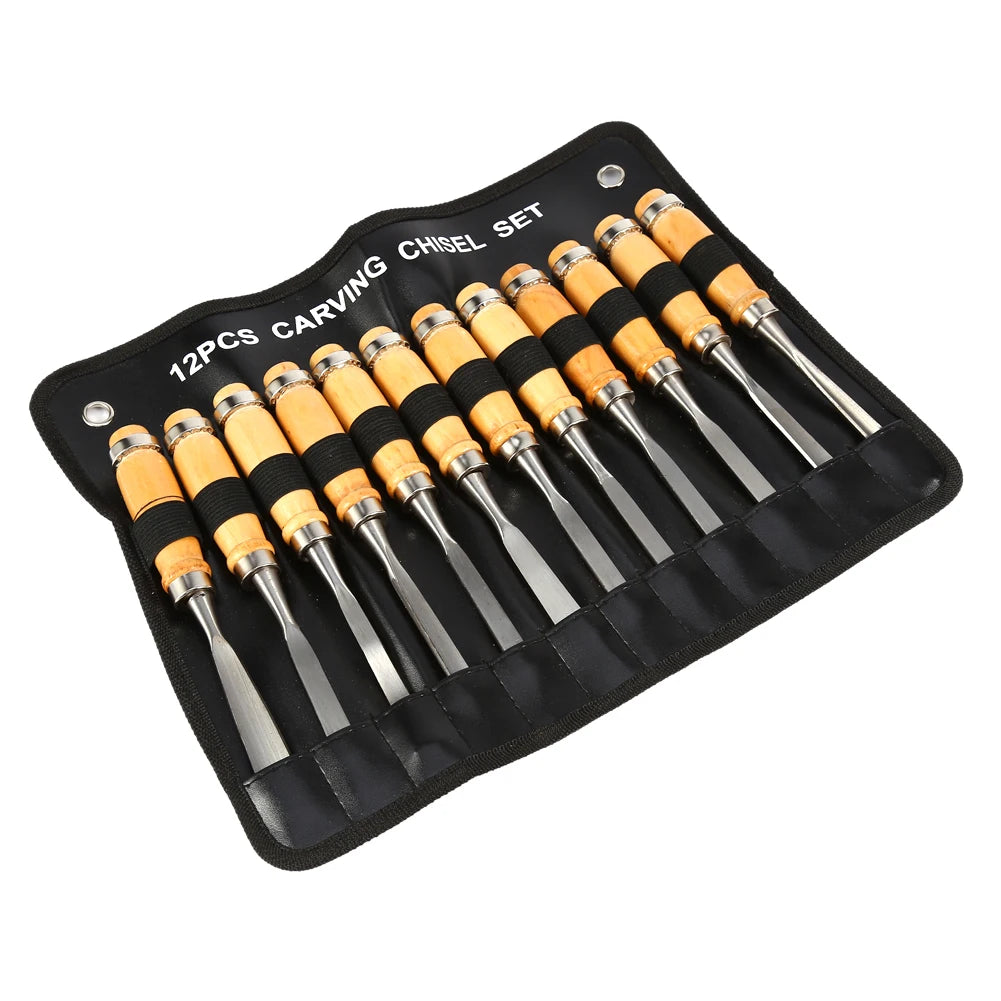 Wood Carving Hand Chisel Set Woodworking Professional Lathe Gouges Tools Hand Chisels Carving Tools Wood Carving Chisels Peaceful Pleasures Health and Wellness