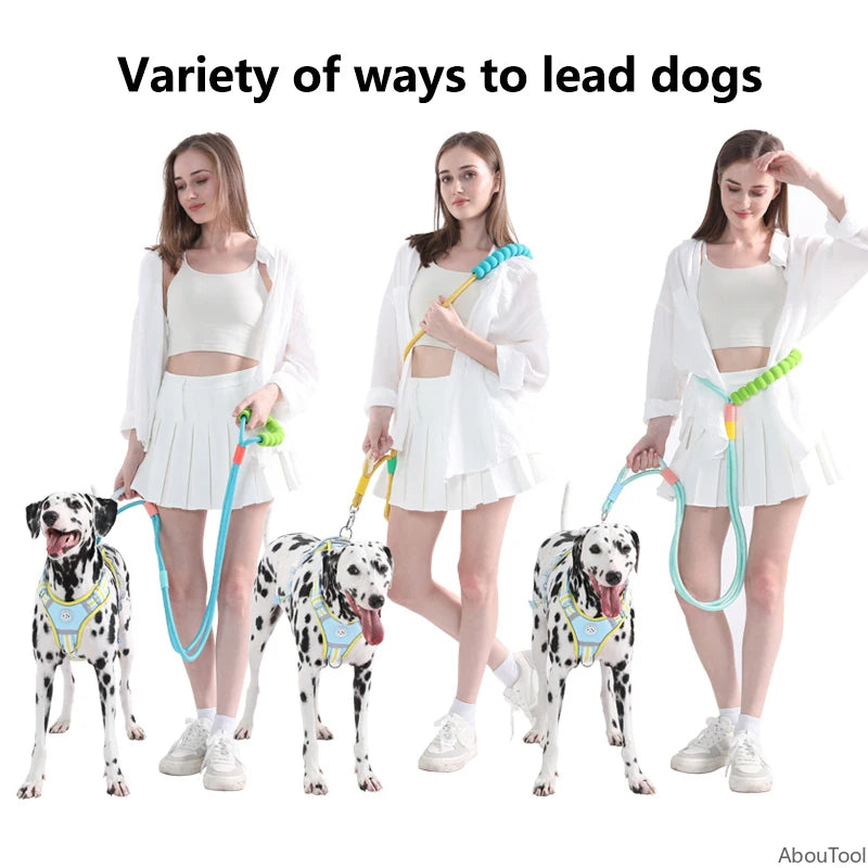Hands-Free Dog Leash with Foam Handle | Adjustable Nylon