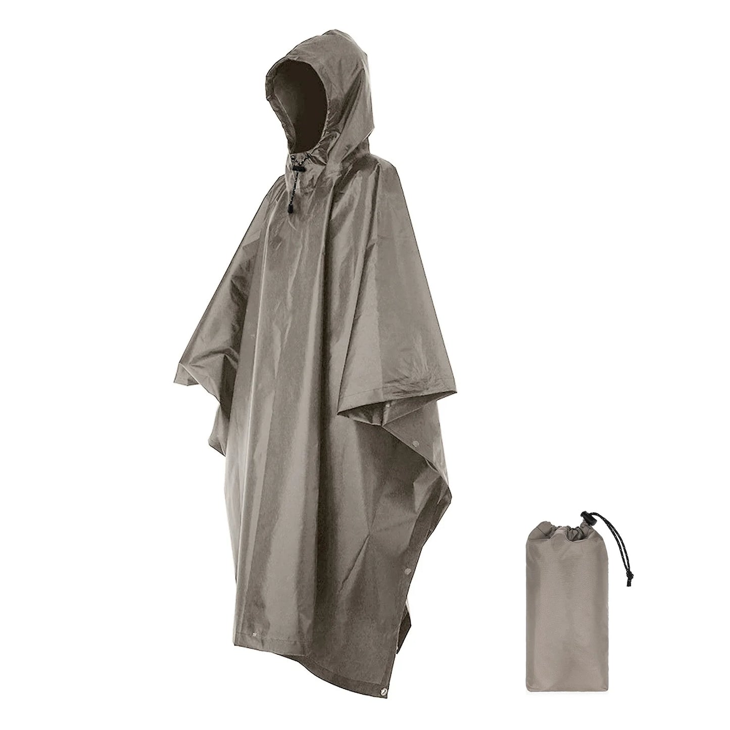 3-in-1 Picnic Mat Blanket Sun Shelter Waterproof Rain Poncho