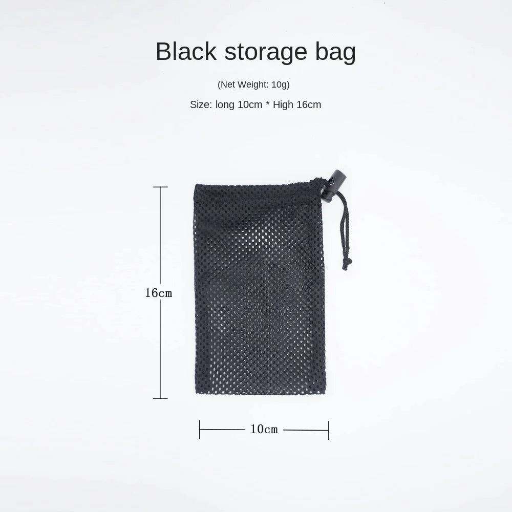 Folding Spatula Spoon Shovel Food Turner Portable 304 StainlessSteel Outdoor Camping BBQ Cooking Tableware Picnic Supplies ﻿ Peaceful Pleasures Health and Wellness Black storage bag