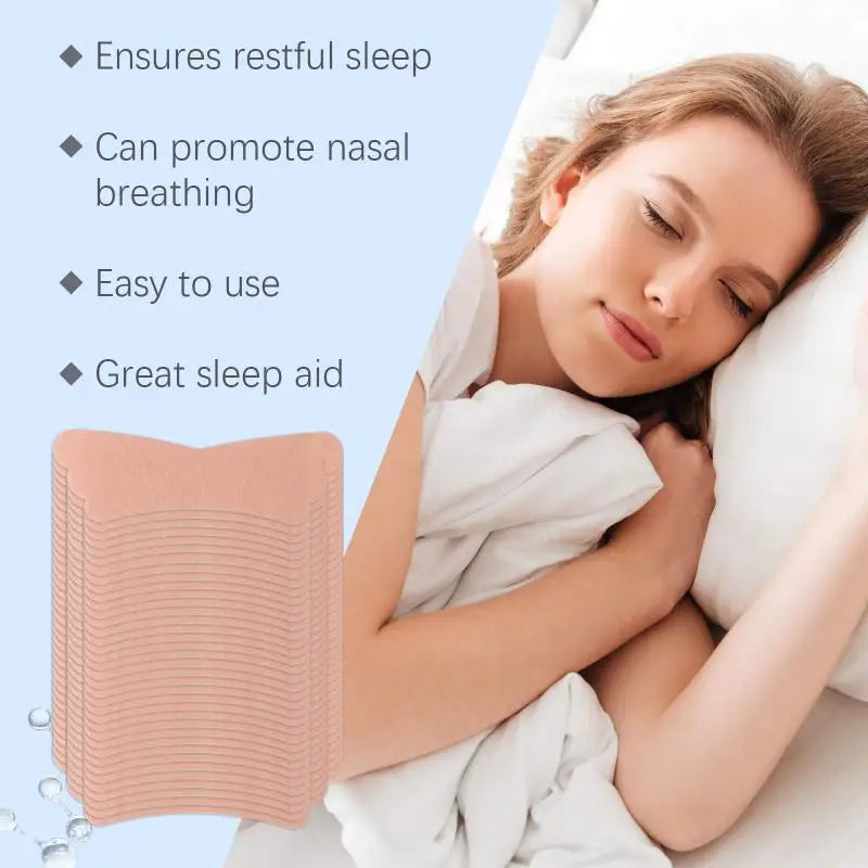 36Pcs,Breath Nasal Strips,Sleep Nose Strips,Anti Snoring Nose Strips for Breathing,Exercise Air and Improve Sleep Peaceful Pleasures Health and Wellness