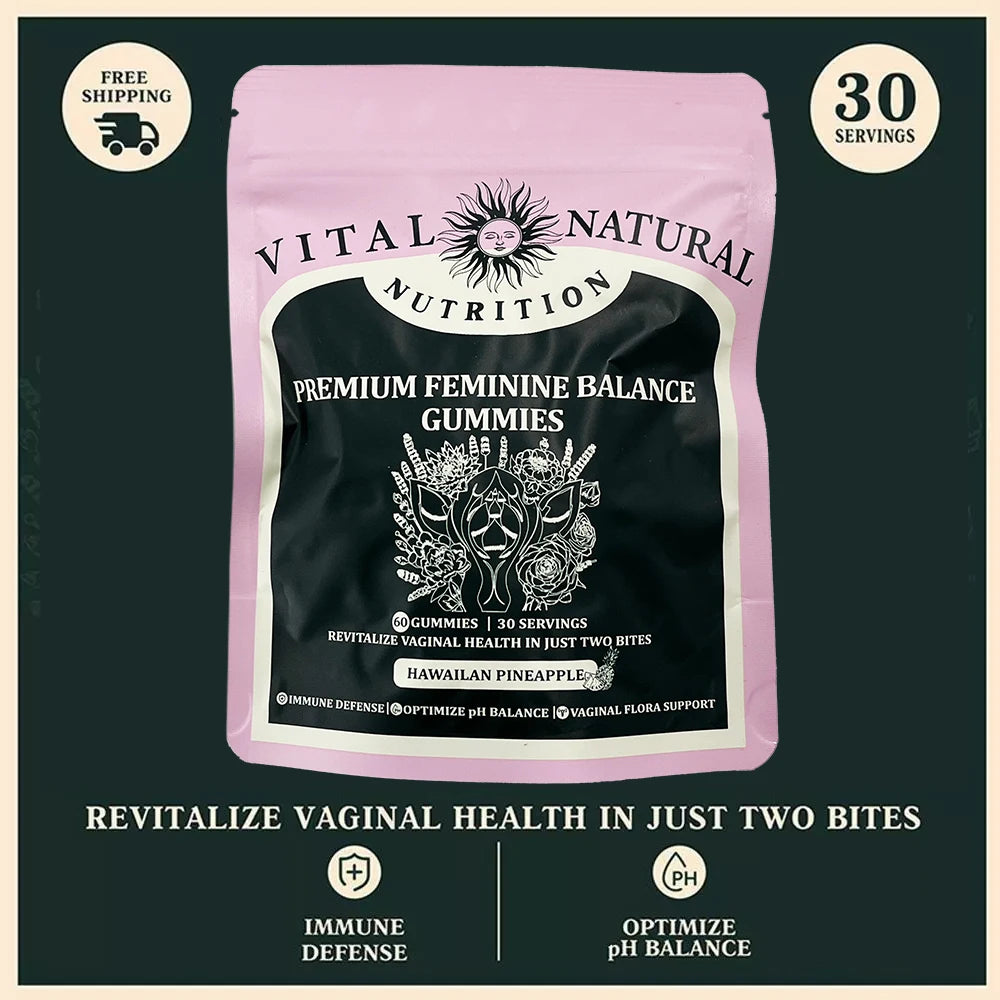 Vital Balance Gummies – Women’s Health Support Peaceful Pleasures Health and Wellness 1 Bag United States