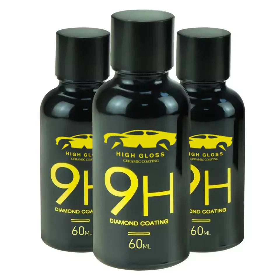 9H Car Liquid Ceramic Coat Super Hydrophobic Glass Coating Set Polysiloxane and Nano materials Ceramics For Cars Peaceful Pleasures Health and Wellness