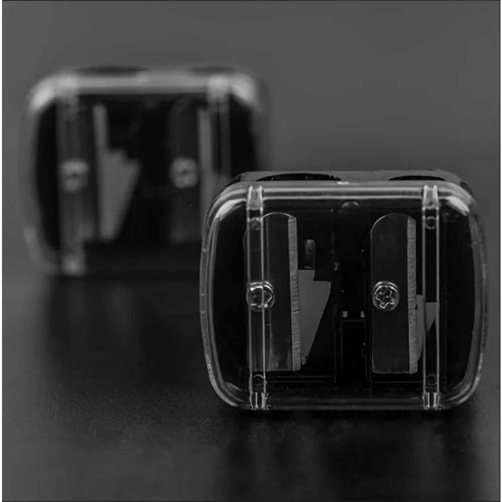 Double Hole Pencil Sharpener Make-up Multi-purpose Automatic Office
