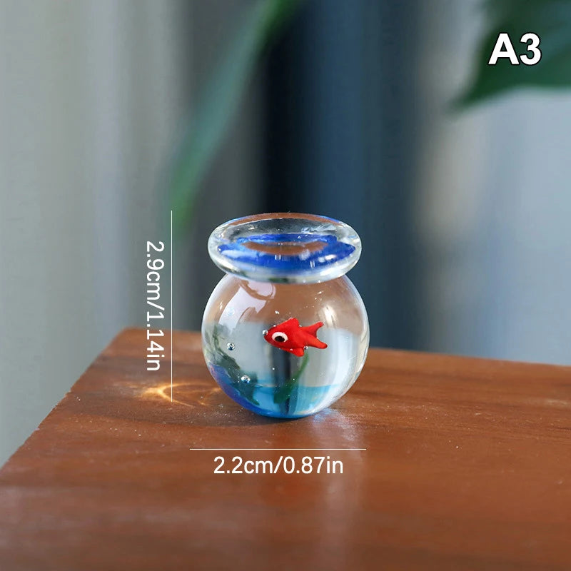 Handcrafted Glass Fish Figurine | Mini Pocket Fish Ornament