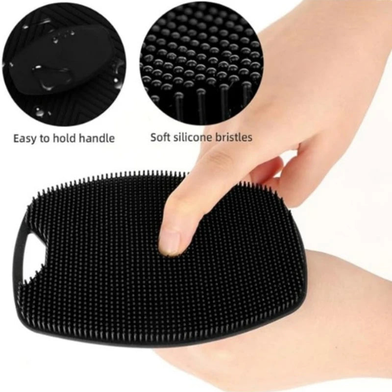 Soft Silicone Exfoliating Body Scrubber – Shower Bath Brush