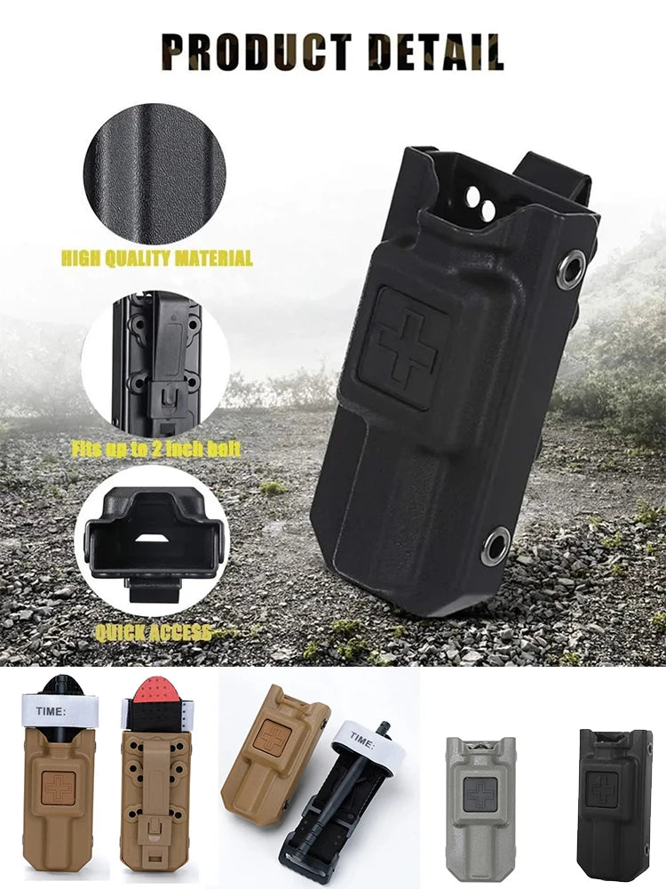 CAT Tourniquet Outdoor emergency blood bag Tactical tourniquet storage box Tourniquet box MOLLE medical kit Peaceful Pleasures Health and Wellness
