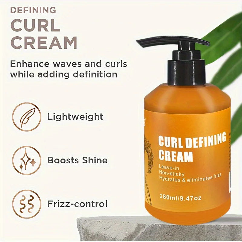GZE Curl Defining Cream with Argan Oil | Wavy & Curly Hair