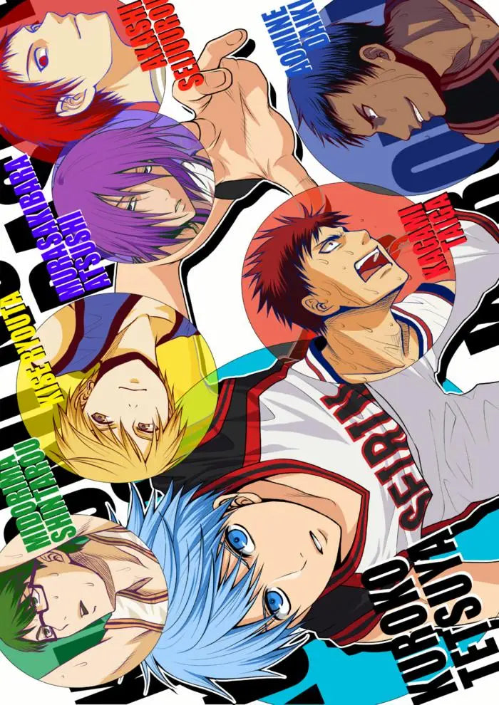 Kuroko No Basket Anime Canvas Wall Art Minimalist Poster