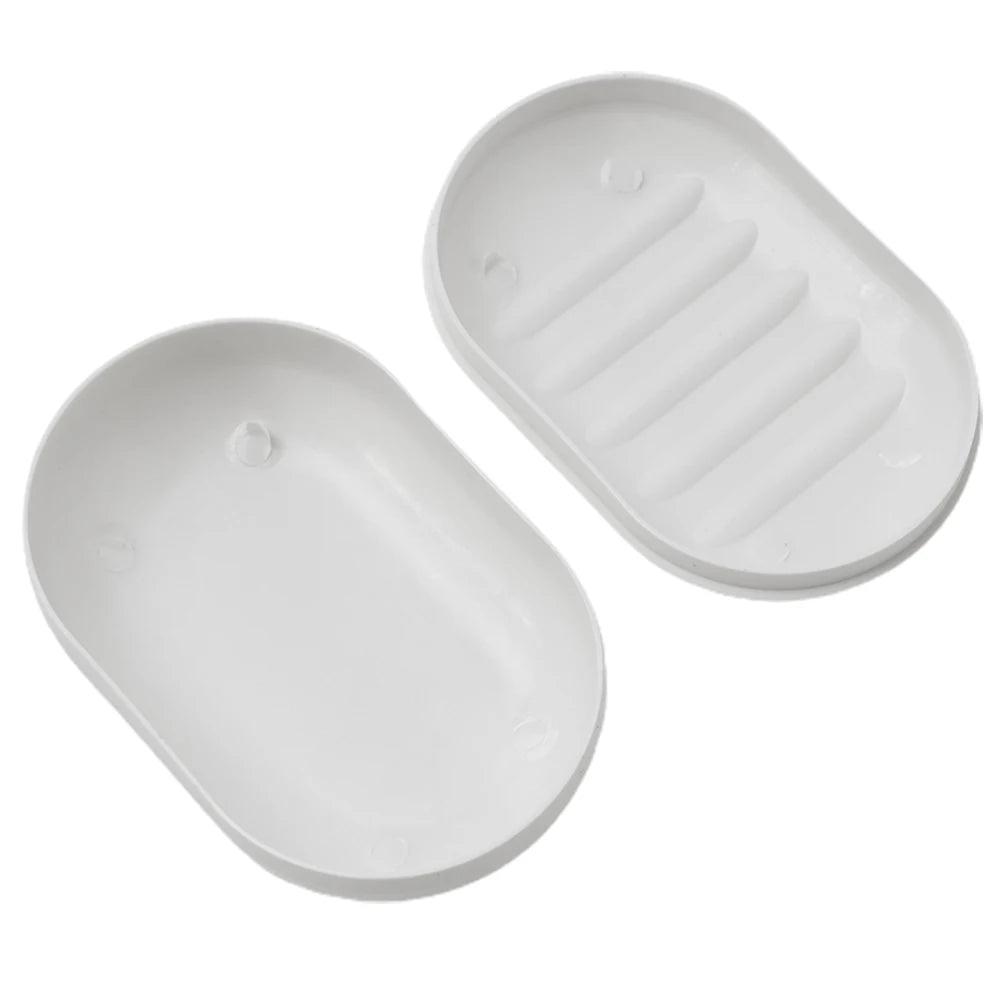 Soap Dish Lid Storage Box Portable Waterproof Travel Home Bathroom