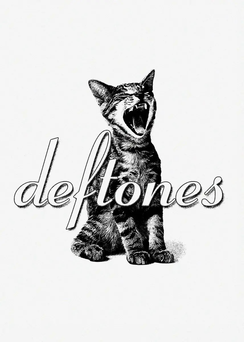Classic Rock Metal Band Deftones Music Album Posters and Prints Canvas Painting Wall Art Pictures for Club Room Home Decor Peaceful Pleasures Health and Wellness DM9-22 40x60cm Unframed
