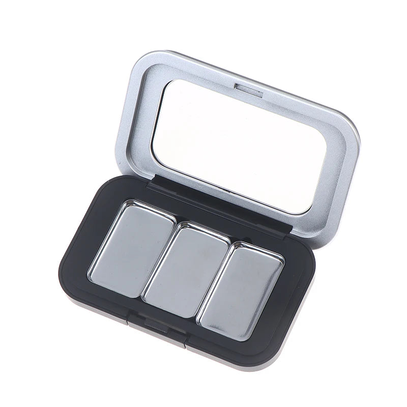 DIY Magnetic Empty Makeup Palette with Mirror – 1–8 Grids