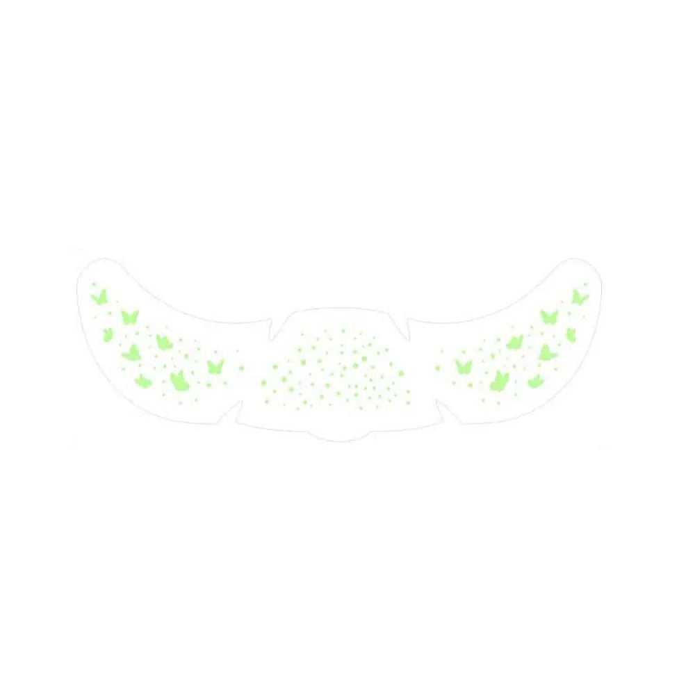 Luminous Temporary Face Tattoo Stickers – Stars & Hearts