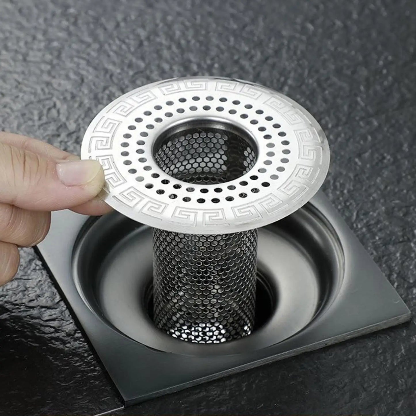 Stainless Steel Drain Hair Catcher & Sink Strainer Filter