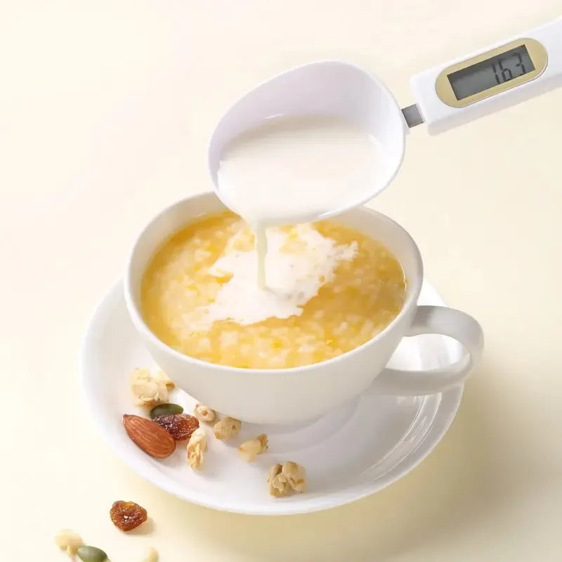 Scale Weighing Spoon Kitchen Scale Electronic Measuring Spoon G Coffee Powder Scale Baking Scale Electronic Measuring Peaceful Pleasures Health and Wellness