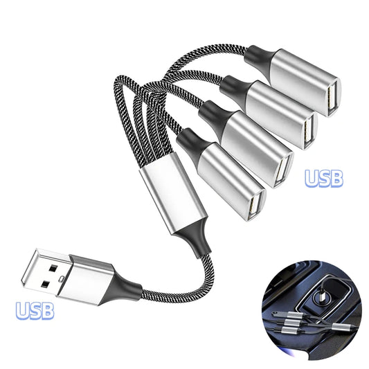 Multi USB Hub Extensions 2/3/4 Port Hub USB Splitter Fast Data Transmission OTG Adapter For Computer Xiaomi Macbook Pro Air Peaceful Pleasures Health and Wellness