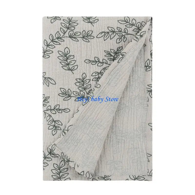 Muslin Swaddle Blanket Newborn | Soft Cotton Bamboo 33"