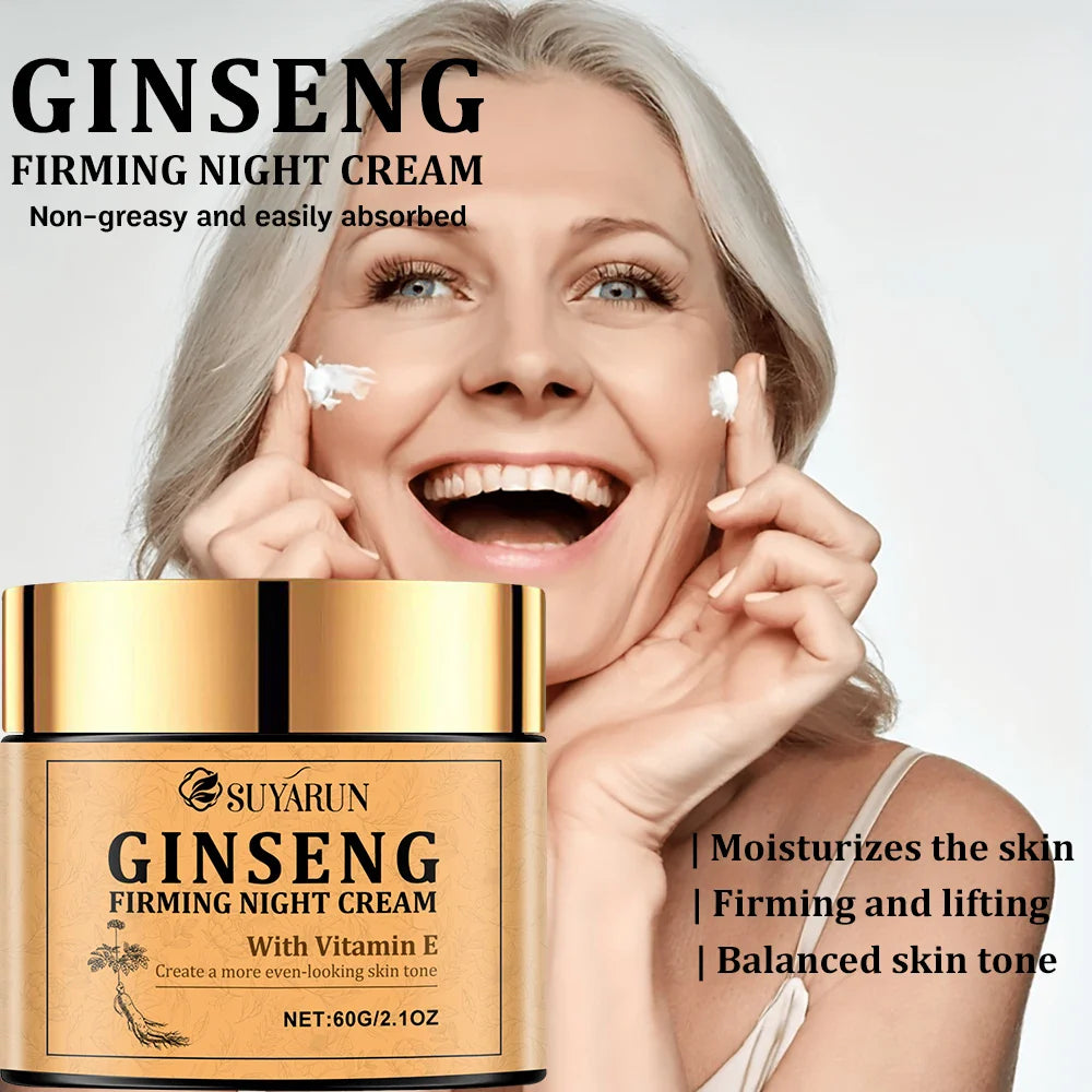 SUYARUN Ginseng Firming Night Cream – Retinol Anti-Aging