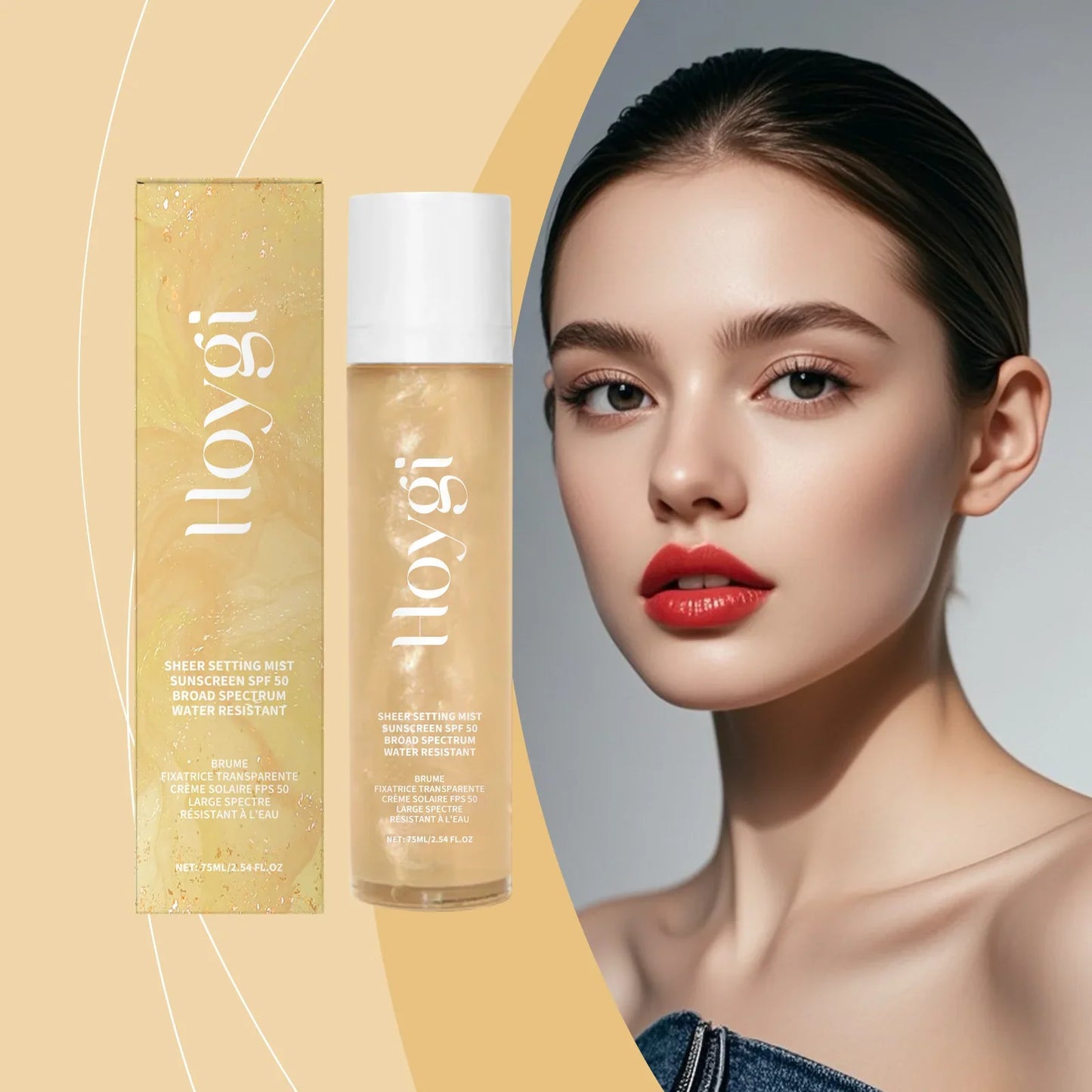 Hoygi SPF 50+ Makeup Setting Spray – UV & Oil Control Mist