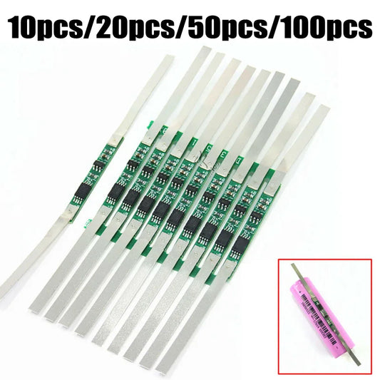 1S 3.7V Li-Ion BMS Protection Board + Nickel Strip (10/20pcs) BMS Protection Board Oasis Select