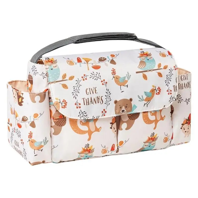 Waterproof Baby Stroller Organizer Bag | Cute Print
