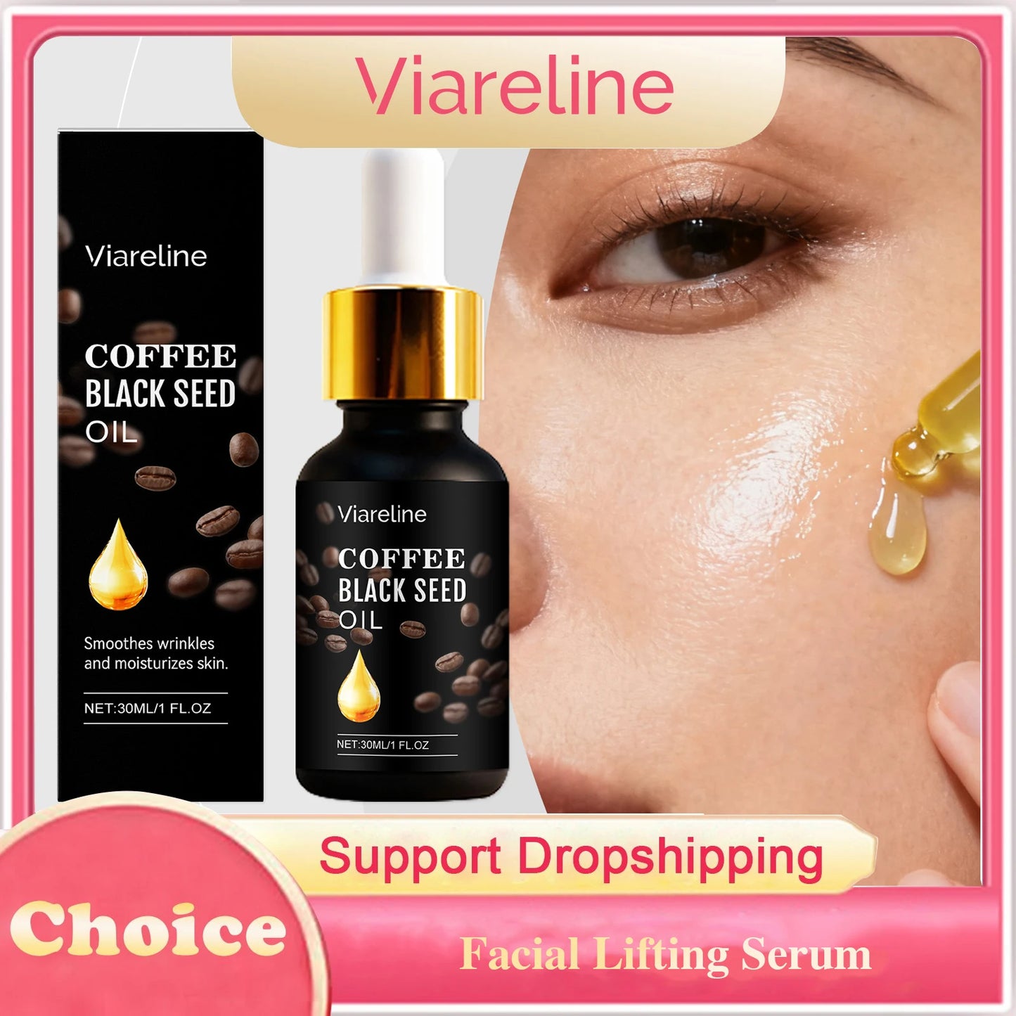 Viareline Black Seed Oil Face Serum | Firm, Hydrate & Anti-Aging
