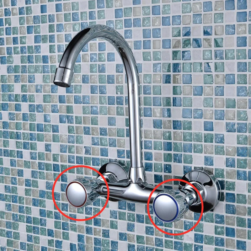 2-Pack Universal Faucet Handle Knob Replacement – Hot & Cold